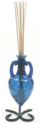  Blue Amphora Room Diffuser Oil Bottle with Stand: Incense/Oil Diffusers/Oil Burners