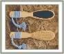  Wooden Foot File with Brush: Bath Brushes
