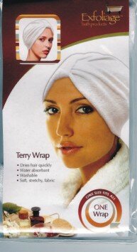  Cotton Terry Wrap Hair Turban: Hair Care Products