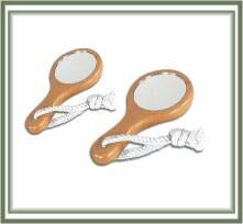 Wooden Hand Mirrors