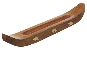  Incense Holder with Elephant Inlay: Incense/Oil Diffusers/Oil Burners