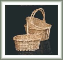 Custom Oval Willow Gift Basket