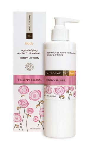  Terra Nova Peony Bliss Age-Defying Apple Fruit Extract Body Lotion: Terra Nova Peony Bliss Bath & Body Products