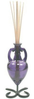  Purple Amphora Room Diffuser Oil Bottle with Stand: Incense/Oil Diffusers/Oil Burners