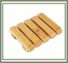 Wooden Slotted Soap Dish